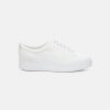 Women FitFlop Leather Sneakers | Fitflop Rally Leather Sneakers White