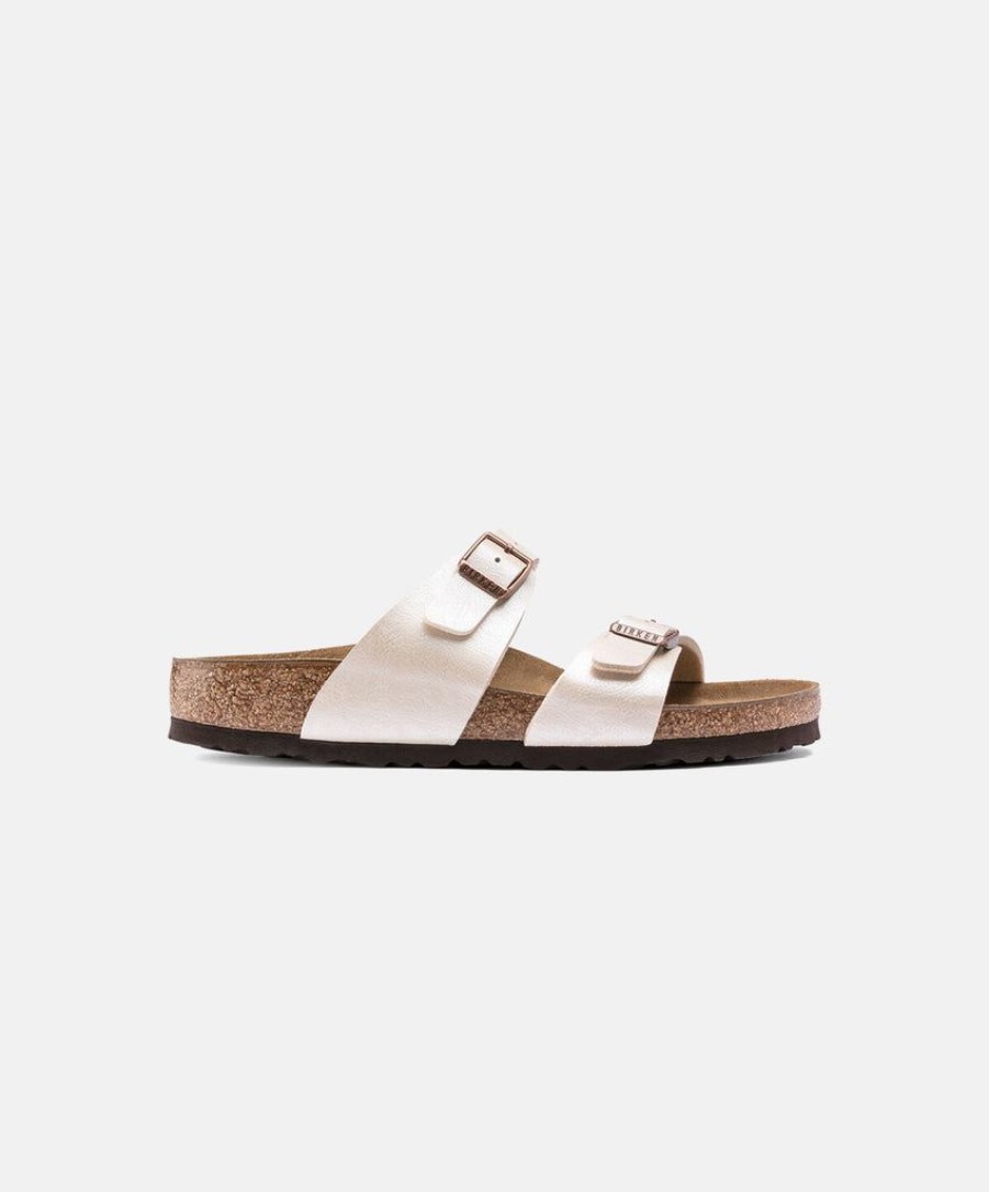 Women Birkenstock Slides | Birkenstock Sydney Bf Graceful White