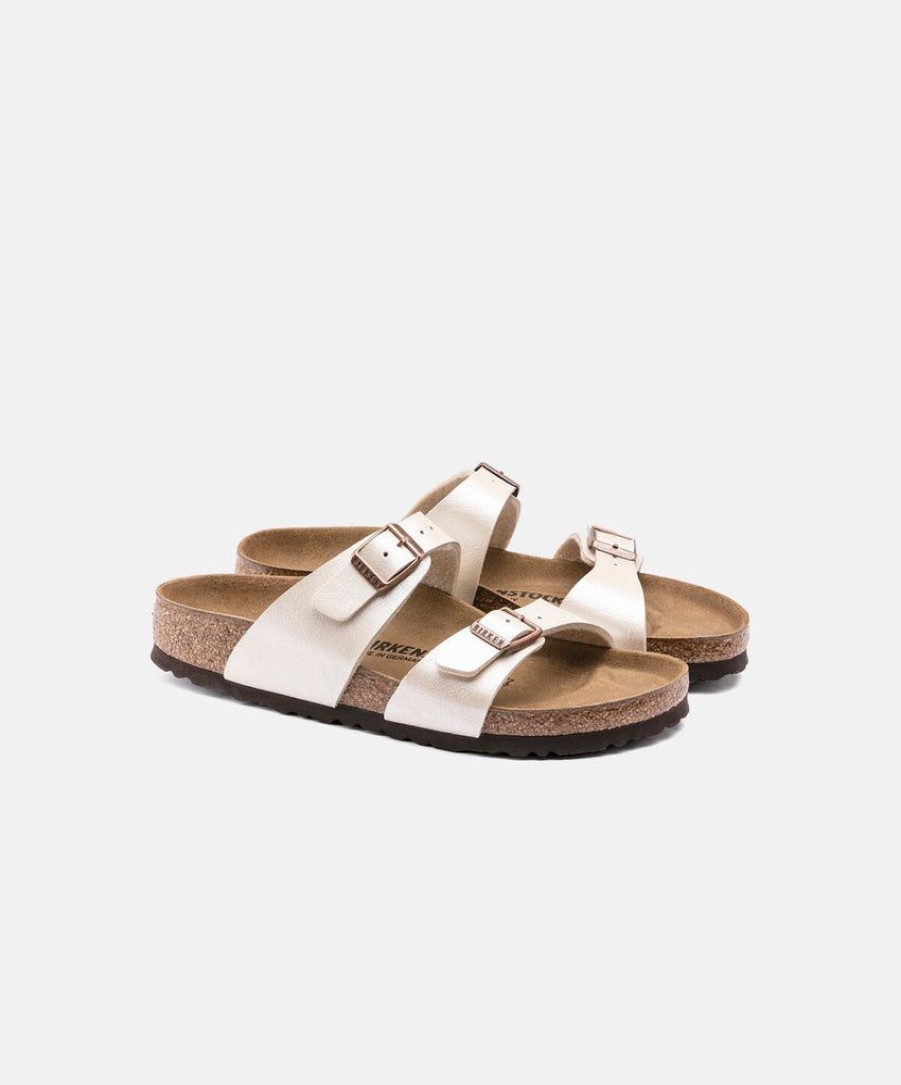 Women Birkenstock Slides | Birkenstock Sydney Bf Graceful White