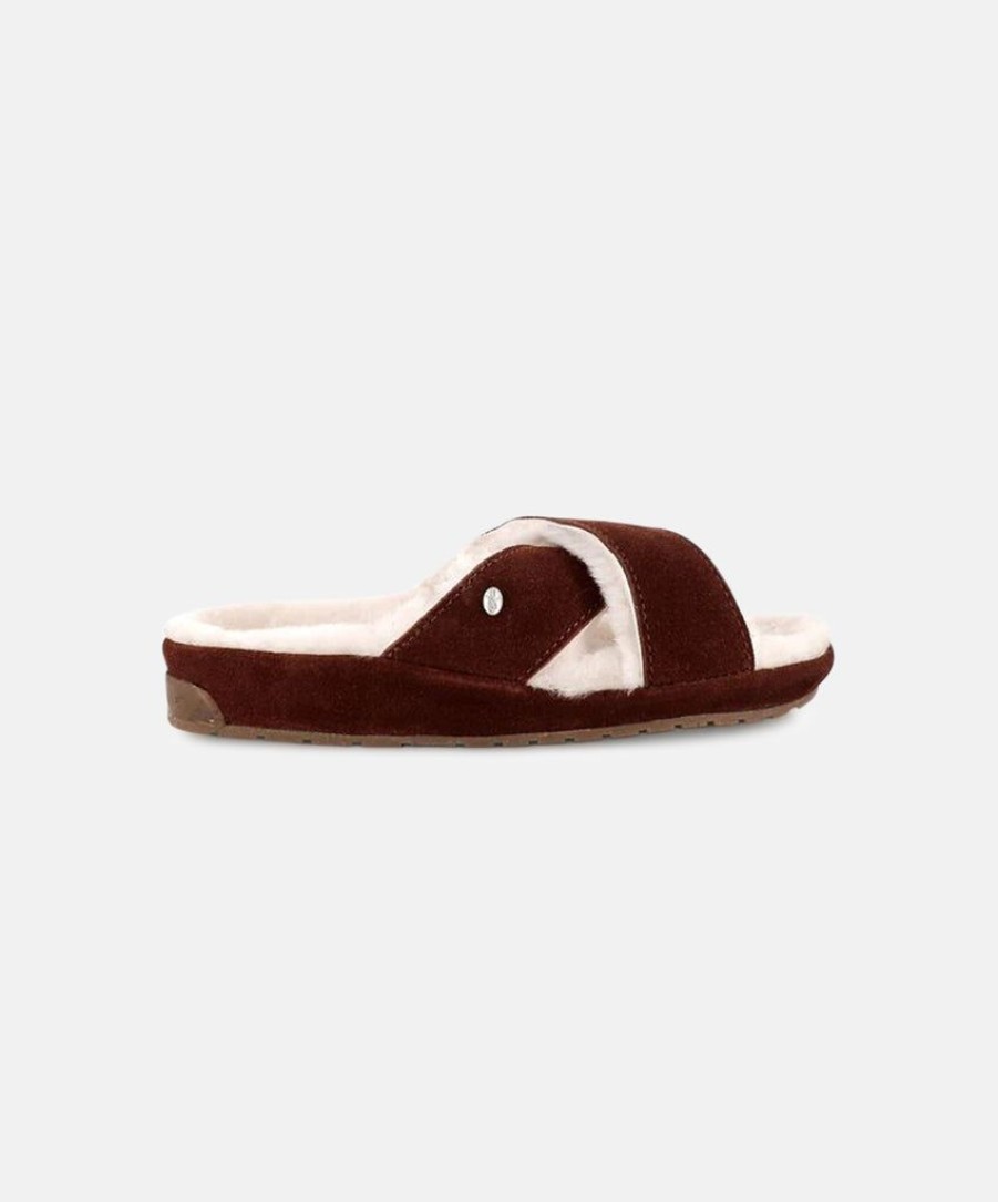 Women EMU Australia Slippers | Emu Mayberry Corky Tawny Sheepskin Slippers