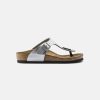 Kids Birkenstock | Birkenstock Kids Gizeh Bf Silver