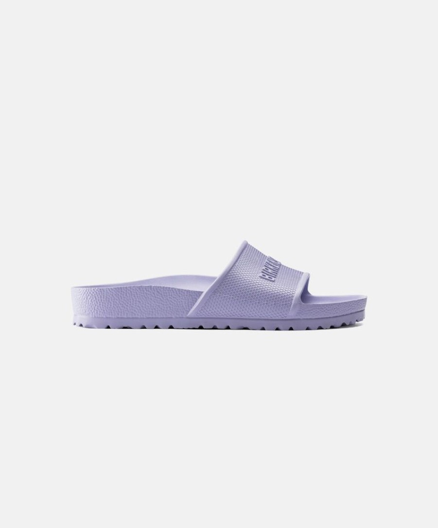 Women Birkenstock Slides | Birkenstock Barbados Eva Purple Fog Sandals