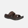 Women Bstore Two Strap Sandals | Mbt Fuji Ii Dark Brown Womens Recovery Sandals Dark Brown