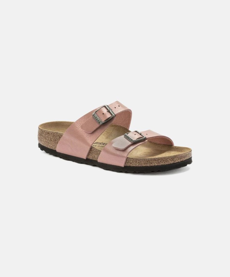 Women Birkenstock Two Strap Sandals | Birkenstock Sydney Bf Graceful Pink