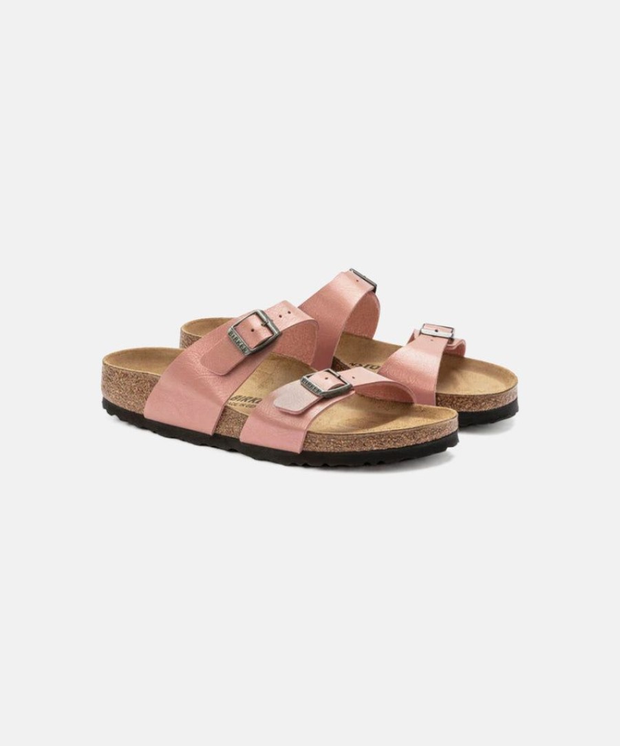 Women Birkenstock Two Strap Sandals | Birkenstock Sydney Bf Graceful Pink