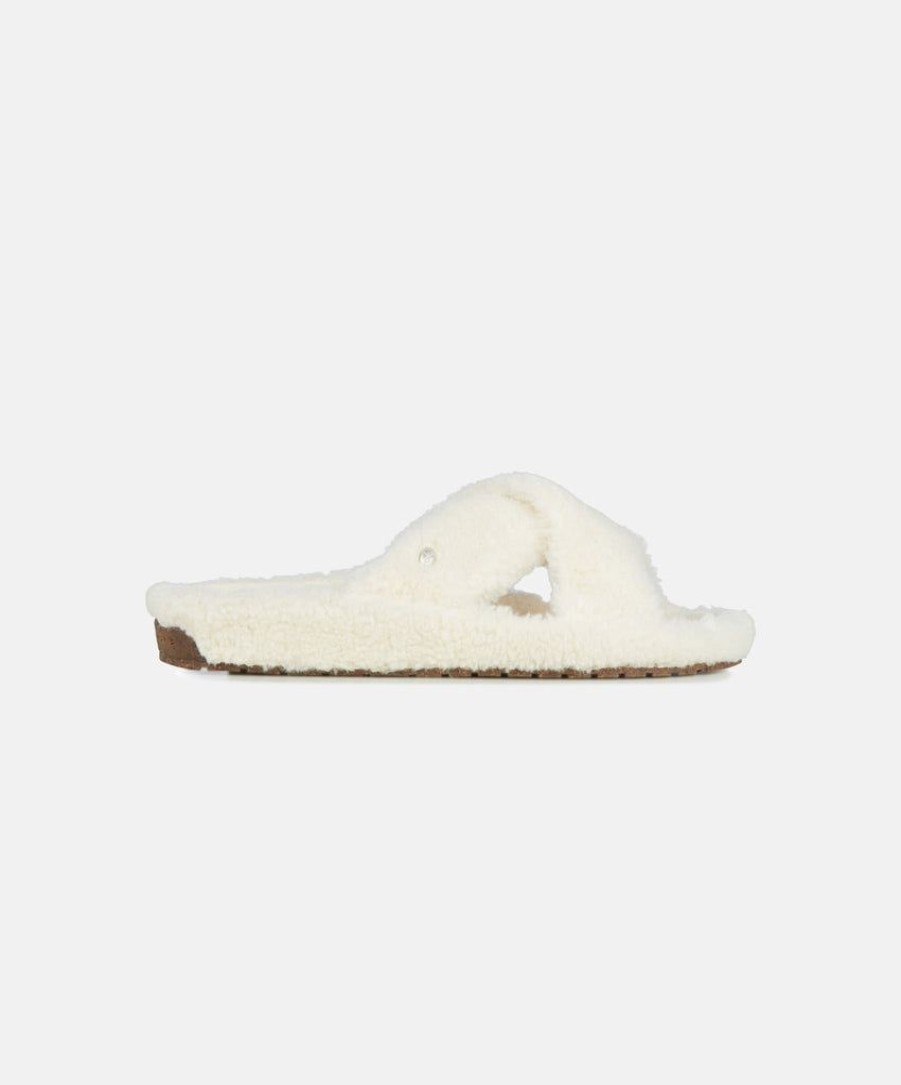 Women EMU Australia Slippers | Emu Geelong Natural Sheepskin Slippers