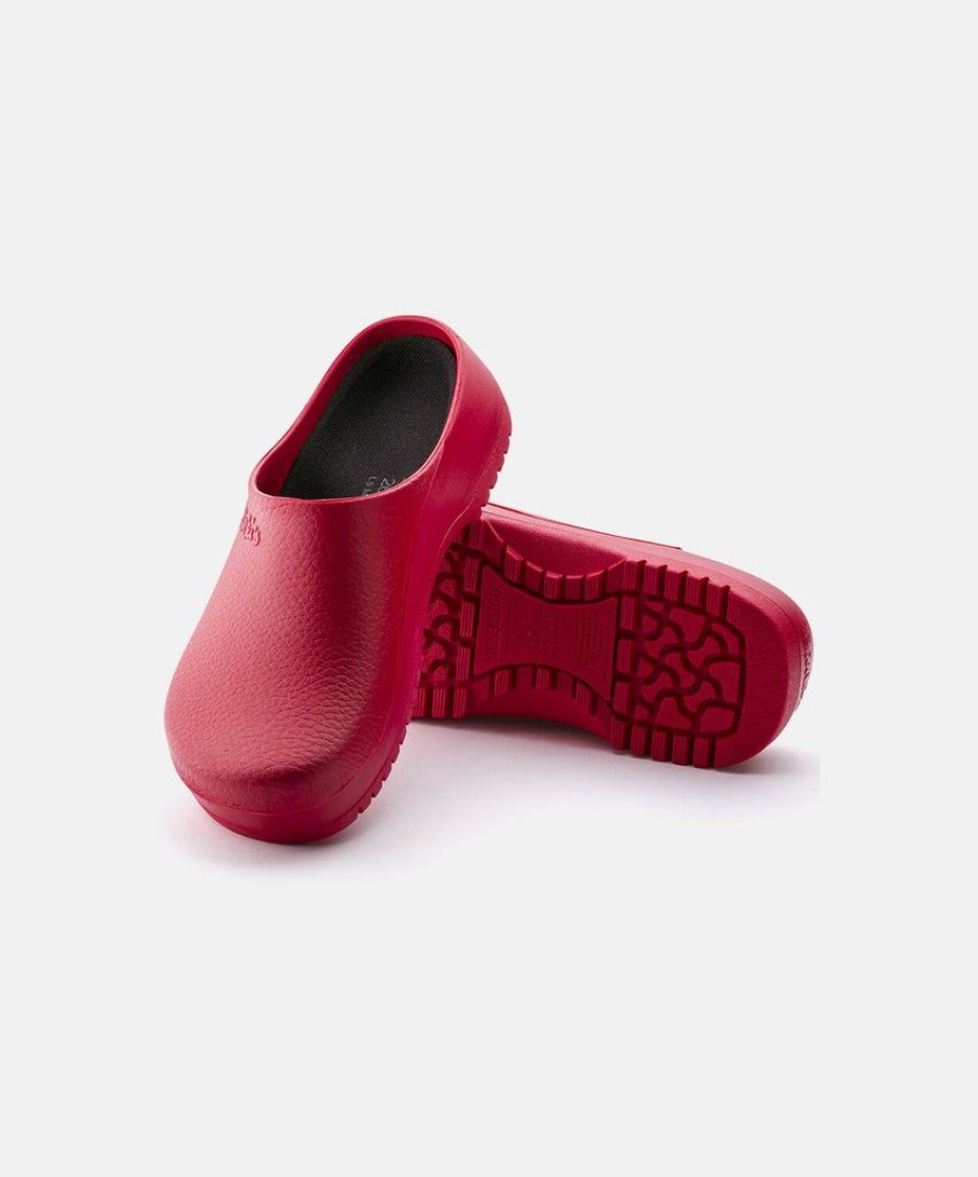 Women Birkenstock Clogs | Birkenstock Super Birki Pu Red