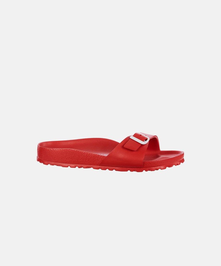 Men Birkenstock Slides | Birkenstock Madrid Eva Red Sandals