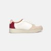 Women FitFlop Leather Sneakers | Fitflop Rally Leather/Suede Panel Sneakers Red