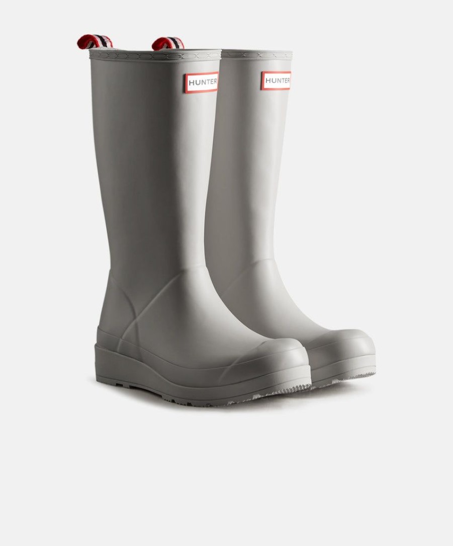 Women Hunter Wellington Boots | Hunter Womens Original Play Tall Zinc Boots