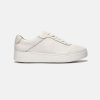 Women FitFlop Leather Sneakers | Fitflop Rally Tumbled-Leather Sneakers White