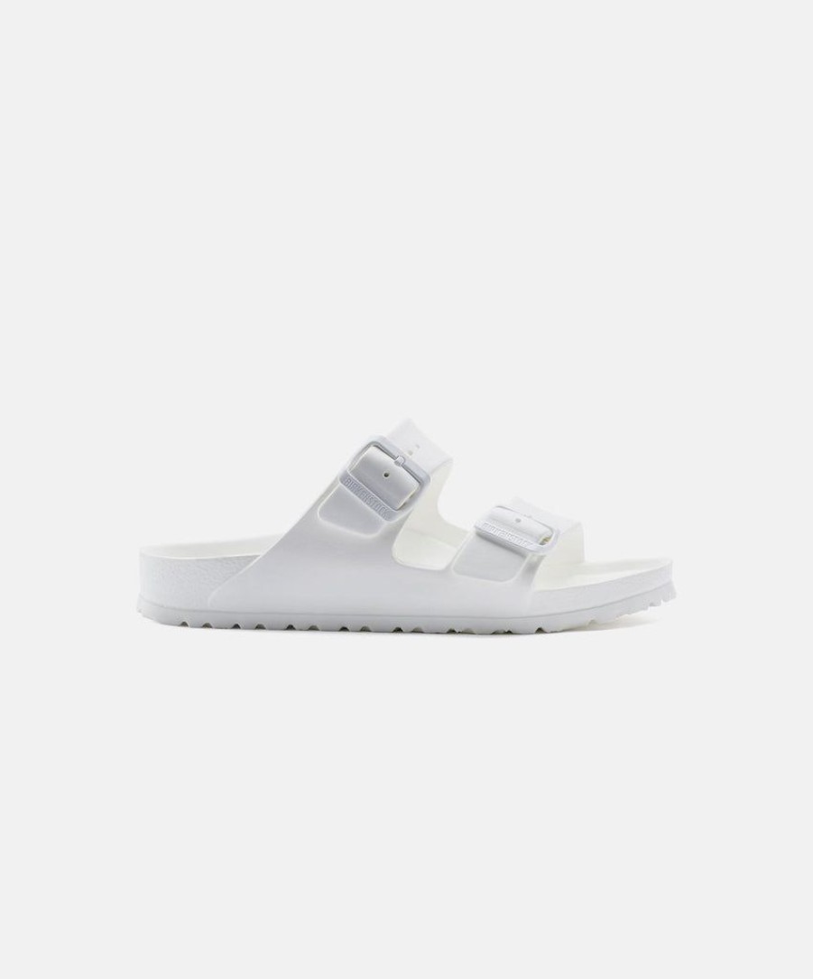 Women Birkenstock Slides | Birkenstock Arizona Eva Sandals White