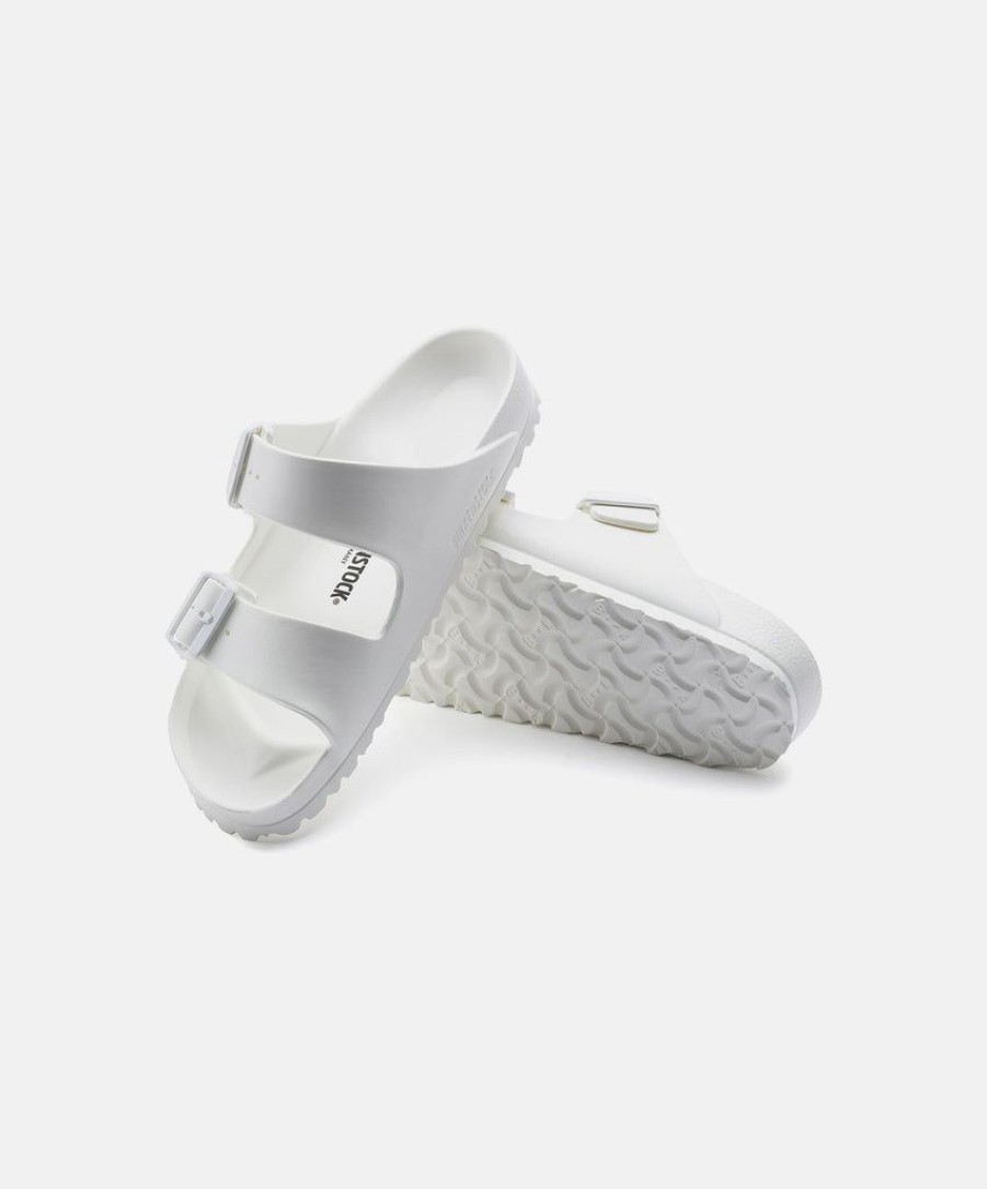 Women Birkenstock Slides | Birkenstock Arizona Eva Sandals White