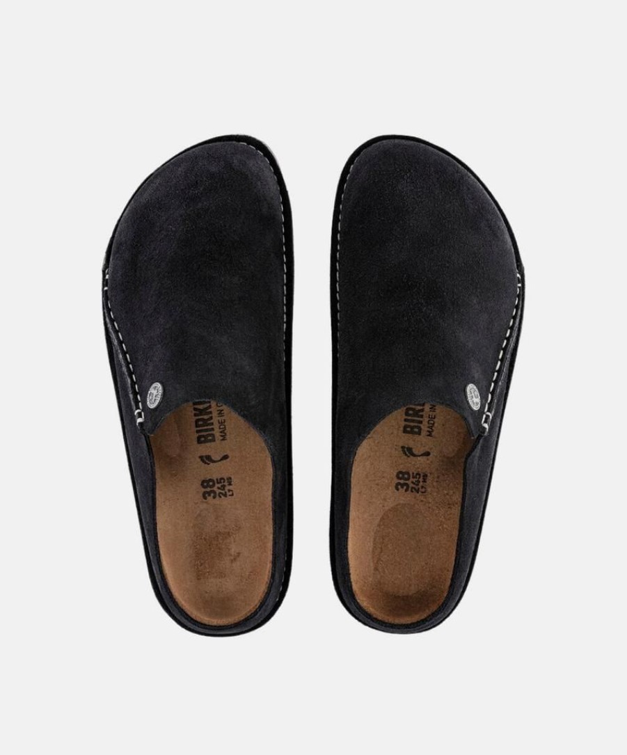 Women Birkenstock Clogs | Birkenstock Zermatt Premium Su L Navy