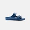 Women Birkenstock Vegan Sandals | Birkenstock Arizona Eva Buckle Sandals Navy