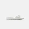 Women Birkenstock Slides | Birkenstock Madrid Eva White Sandals