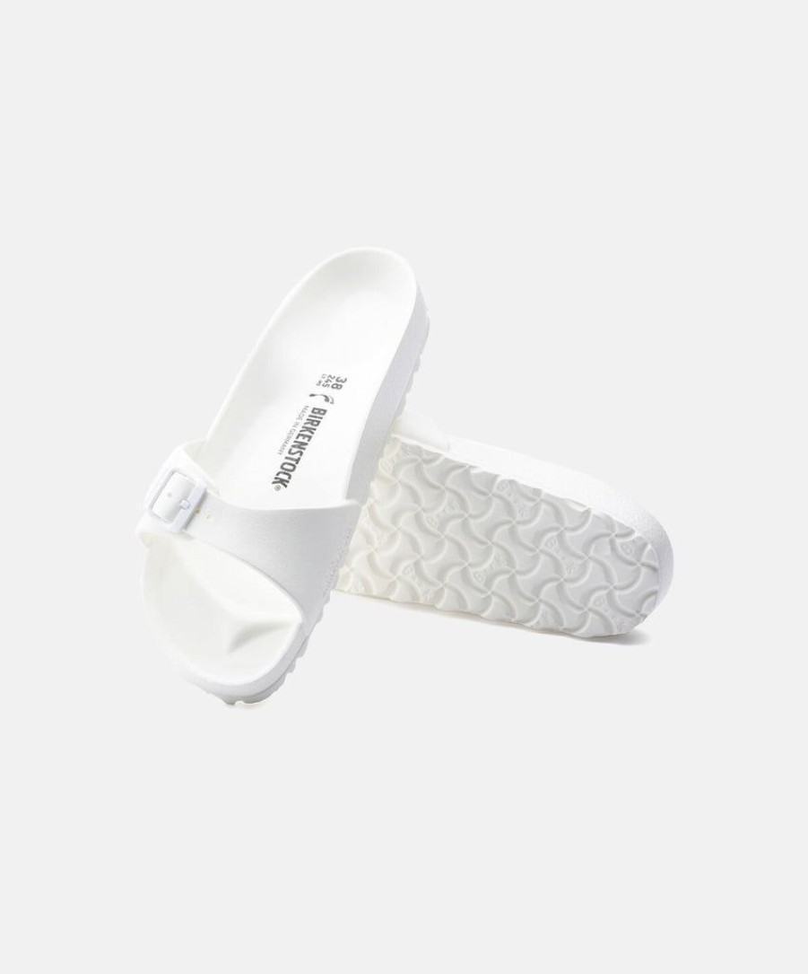 Women Birkenstock Slides | Birkenstock Madrid Eva White Sandals