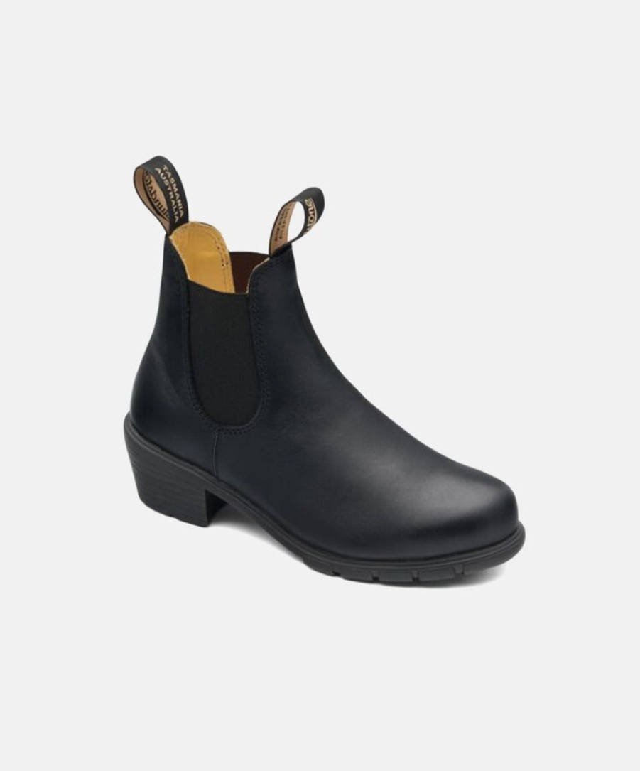 Women Blundstone Heeled Boots | Blundstone 1671 Black Womens Boots