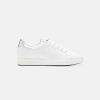 Women Frankie4 Leather Sneakers | Frankie4 Jackie Iii White/Silver Lizard Sneakers