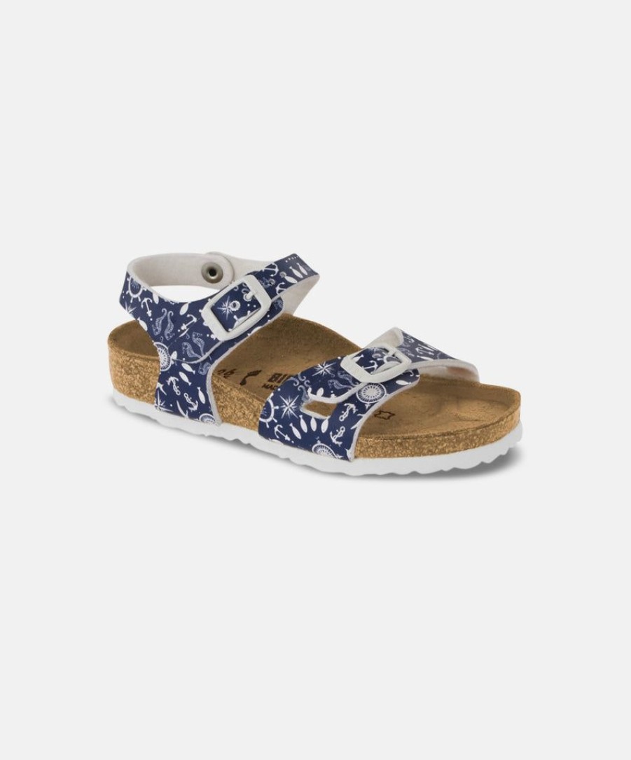 Kids Birkenstock | Birkenstock Kids Rio Bf Blue