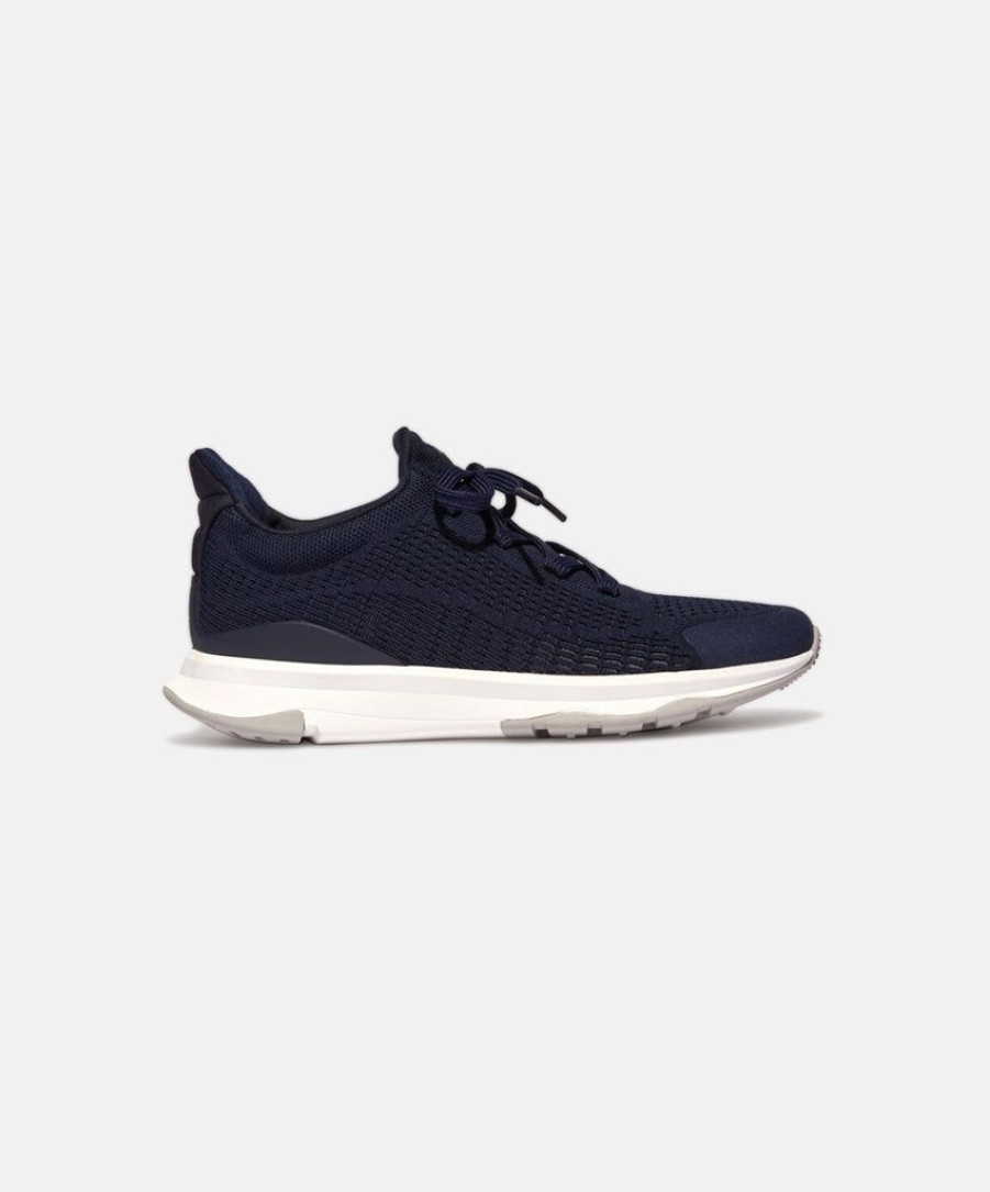 Women FitFlop Walking Sneakers | Fitflop Vitamin Ffx Knit Sports Sneakers Navy