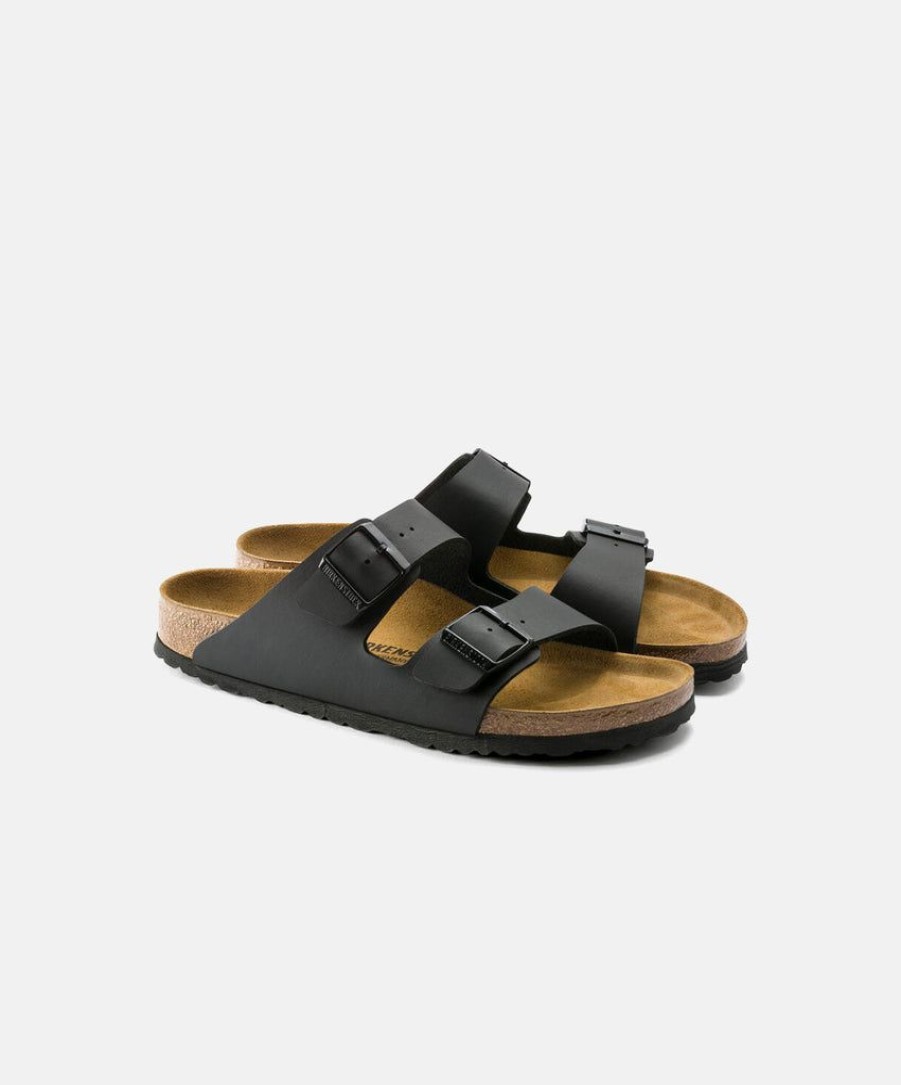 Women Birkenstock Slides | Birkenstock Arizona Bf Sandals Black