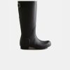 Women Hunter Slip On Boots | Hunter Womens Original Back Adjustable Black Boots