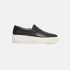 Women Bstore Leather Sneakers | Frankie4 Maxwell Black Reptile Sneakers