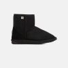 Women EMU Australia Boots | Emu Platinum Stinger Mini Black Sheepskin Boots