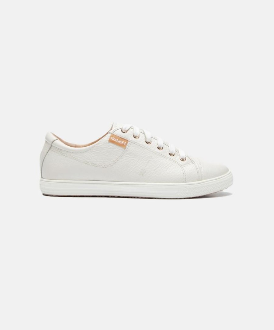 Women Frankie4 Leather Sneakers | Frankie 4 Nat Ii Tumbled Sneakers White