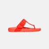 Women FitFlop Thongs | Fitflop Iqushion Adjustable Buckle Neon Orange Flip-Flops