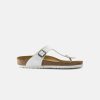 Women Birkenstock Toe Post Sandals | Birkenstock Gizeh Bf White