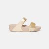 Women FitFlop Slides | Fitflop Lulu Crystal Embellished Slides Gold