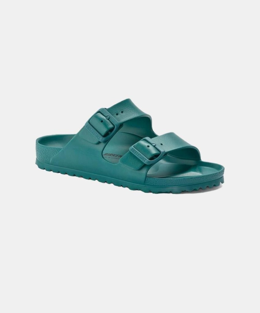 Women Birkenstock Two Strap Sandals | Birkenstock Arizona Eva Green Sandals