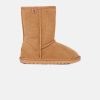 Women EMU Australia Boots | Emu Kids Wallaby Lo Chestnut Sheepskin Boots