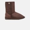 Women EMU Australia Boots | Emu Platinum Stinger Lo Chocolate Sheepskin Boots