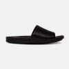 Women Bstore Slides | Fitflop Gracie Leather Pool Slides Black/Black