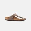 Kids Birkenstock | Birkenstock Kids Gizeh Birkibuc Mocca Sandals