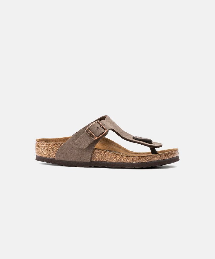 Kids Birkenstock | Birkenstock Kids Gizeh Birkibuc Mocca Sandals