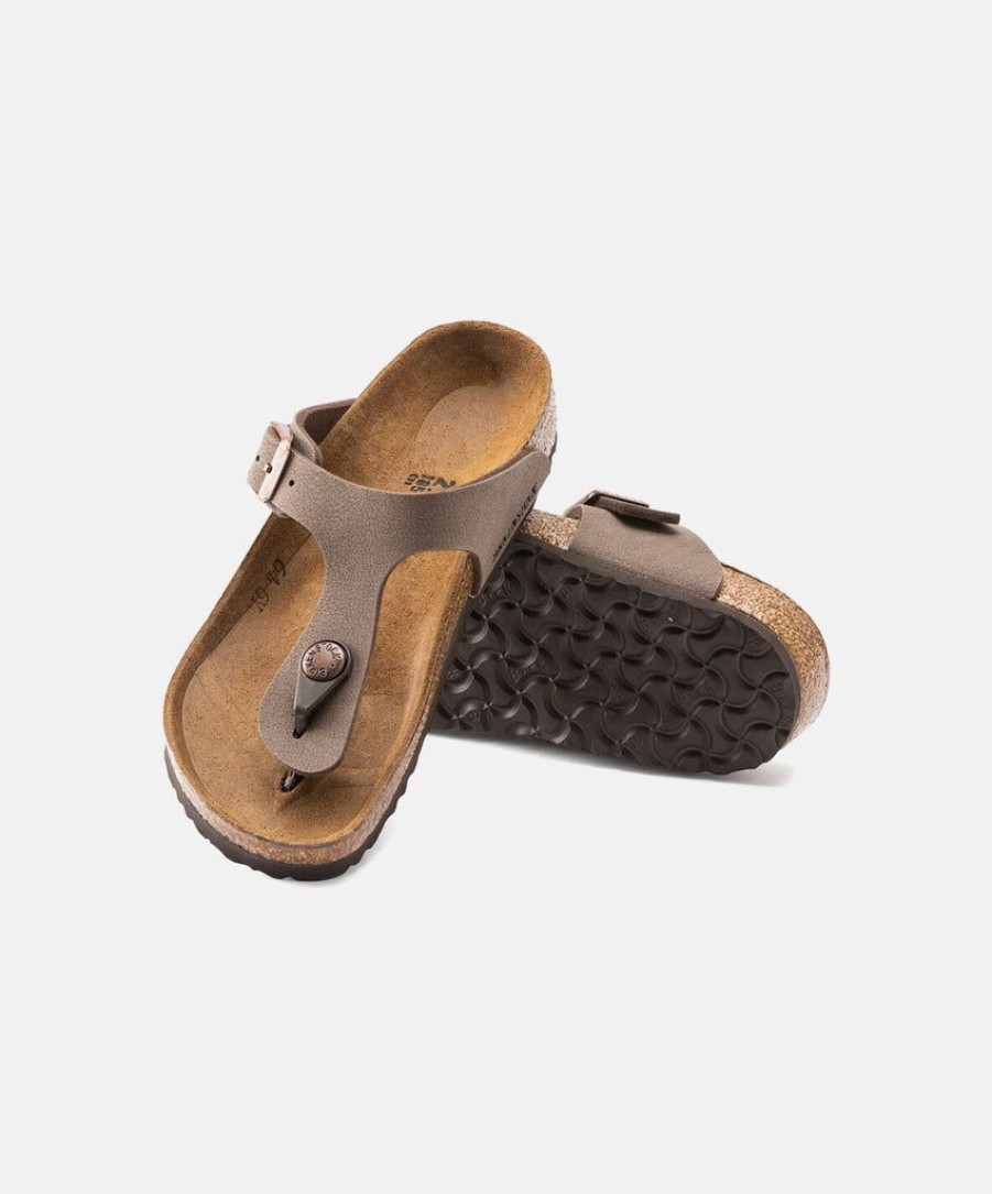 Kids Birkenstock | Birkenstock Kids Gizeh Birkibuc Mocca Sandals