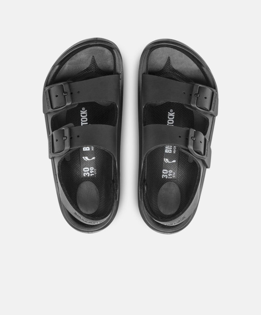 Kids Birkenstock | Birkenstock Kids Mogami Eva/Birko-Flor/Polyurethane Black Sandals