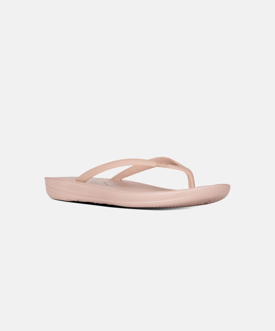 Women FitFlop Thongs | Fitflop Iqushion Ergonomic Thongs Cream