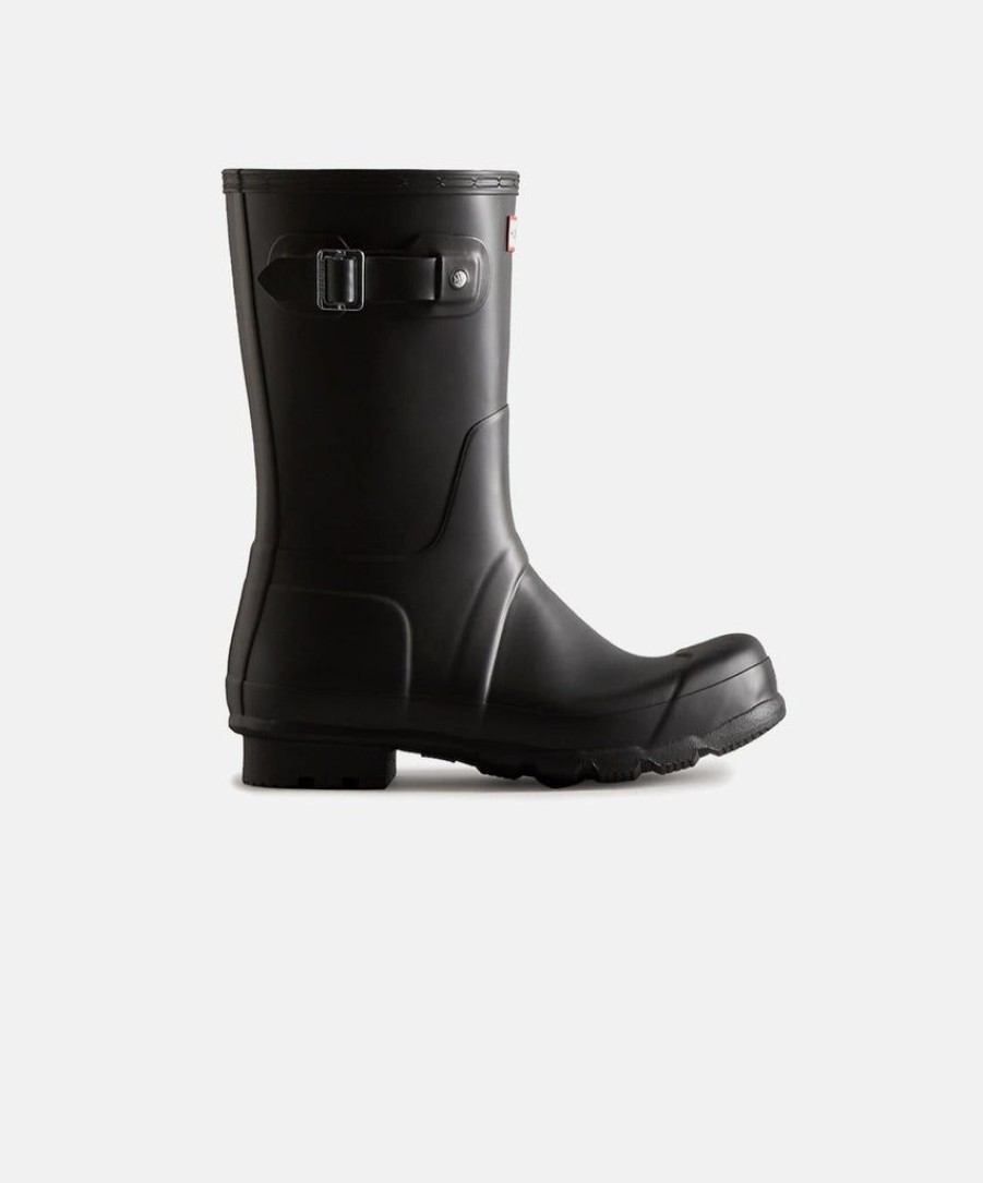 Women Hunter Wellington Boots | Hunter Mens Original Short Black Boots