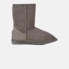 Women EMU Australia Boots | Emu Platinum Stinger Lo Charcoal Sheepskin Boots