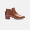 Women Frankie4 Heeled Boots | Frankie4 Novah Cognac Metallic Boots