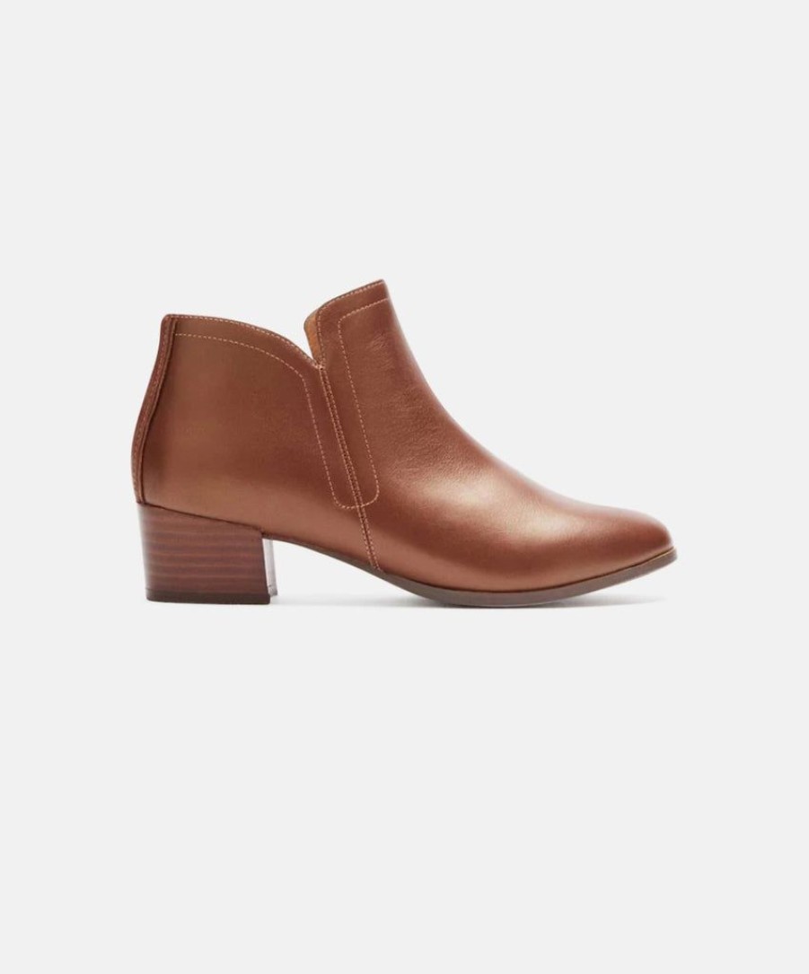 Women Frankie4 Heeled Boots | Frankie4 Novah Cognac Metallic Boots