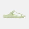 Men Birkenstock Toe Post Sandals | Birkenstock Gizeh Eva Faded Lime Sandals