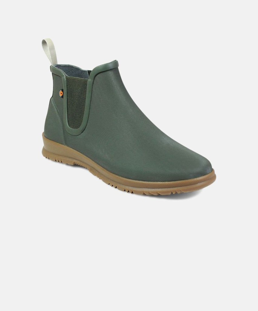 Women BOGS Flat Boots | Bogs Sweet Pea Sage Womens Boots