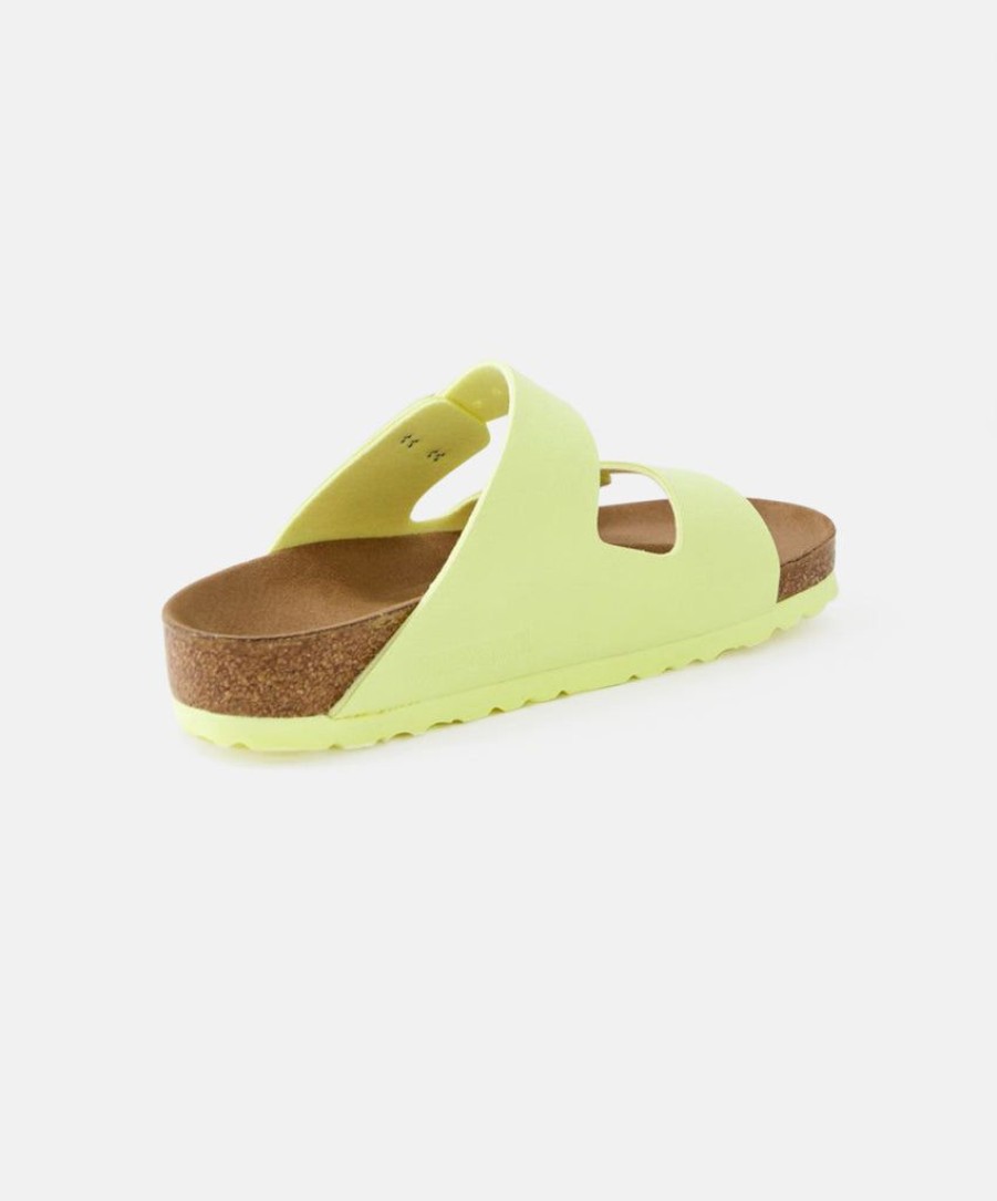 Women Birkenstock Two Strap Sandals | Birkenstock Arizona Bb Earthy Vegan Sandals Yellow