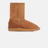 Women EMU Australia Boots | Emu Platinum Stinger Lo Chestnut Sheepskin Boots